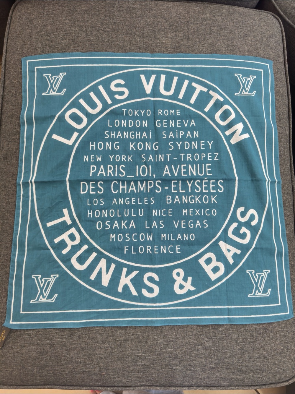 Louis Vuitton Trunks & Bags Graphic Scarf